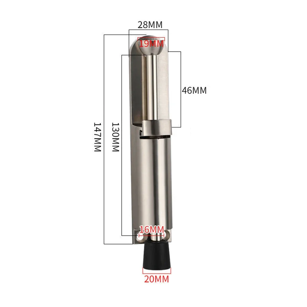 مُثبّت باب تلسكوبي للحمام، مُوقّف باب معدني، مُثبّ...