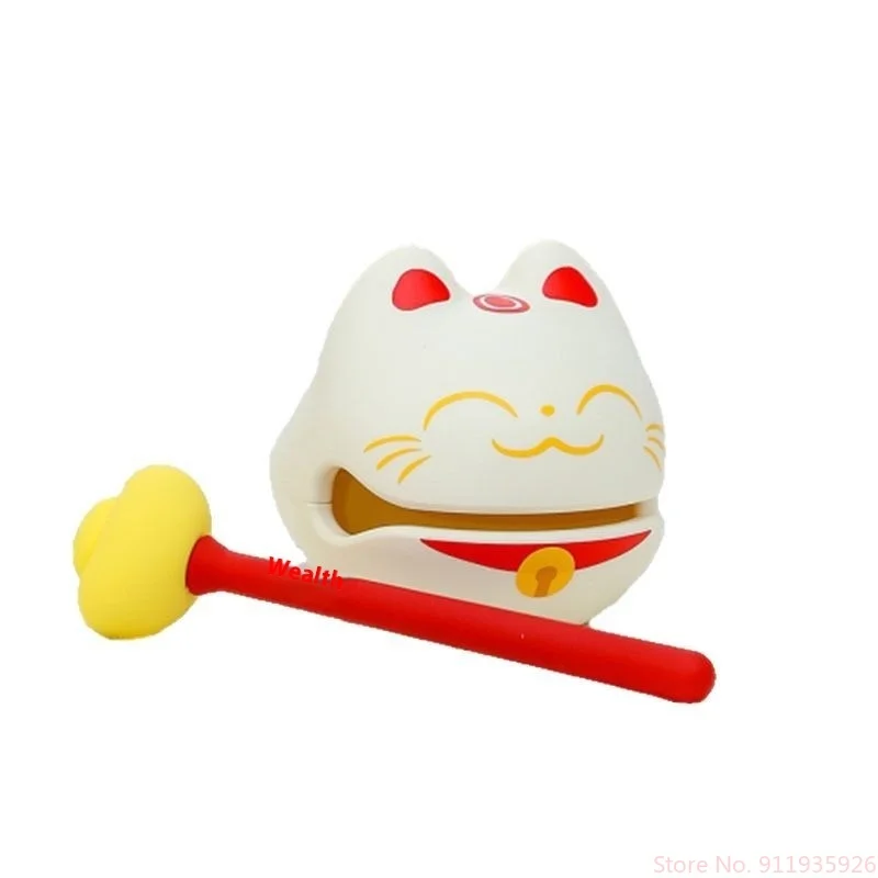 Knocking Toy Small Wooden Fish Healing Emotional Decompression Doll That Can'T Break Abs Desktop Ornament Children'S Day Gift