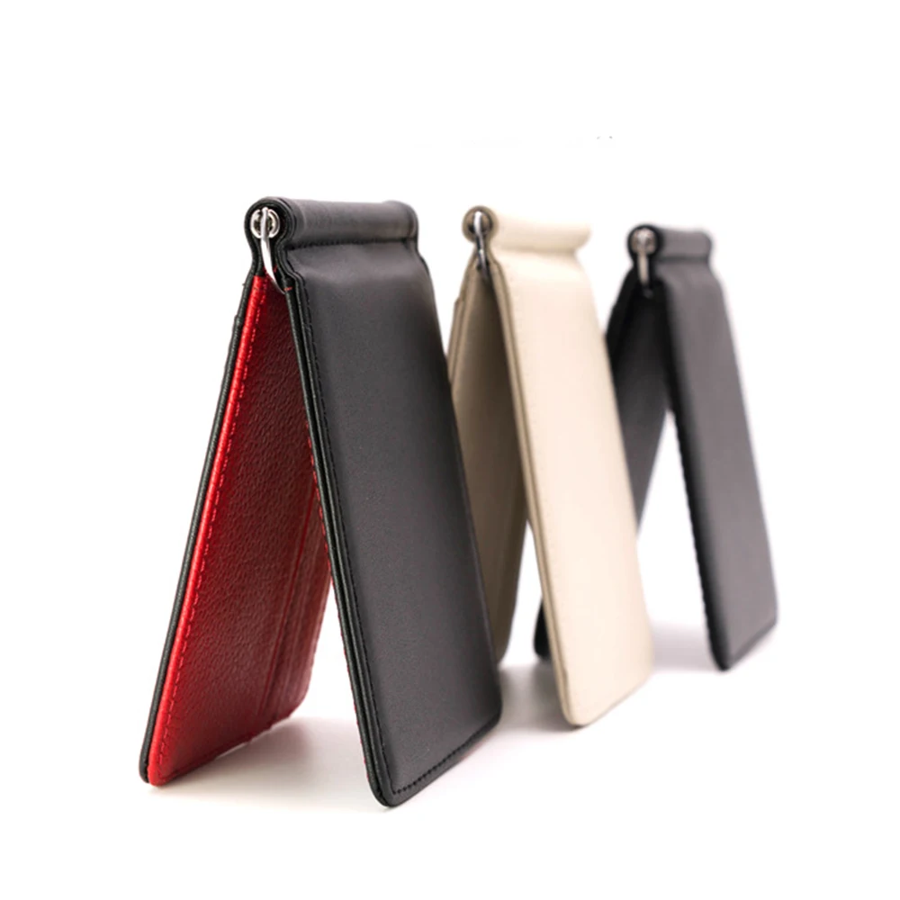 Luxuriöser Geldclip aus Rindsleder für Herren, mit individuellem Namen, 100 % echtes Leder, Damen-Bifold-Kurzgeldbörse, personalisiertes Geschenk, schlanker Retro-Kartenhalter – Detail 4