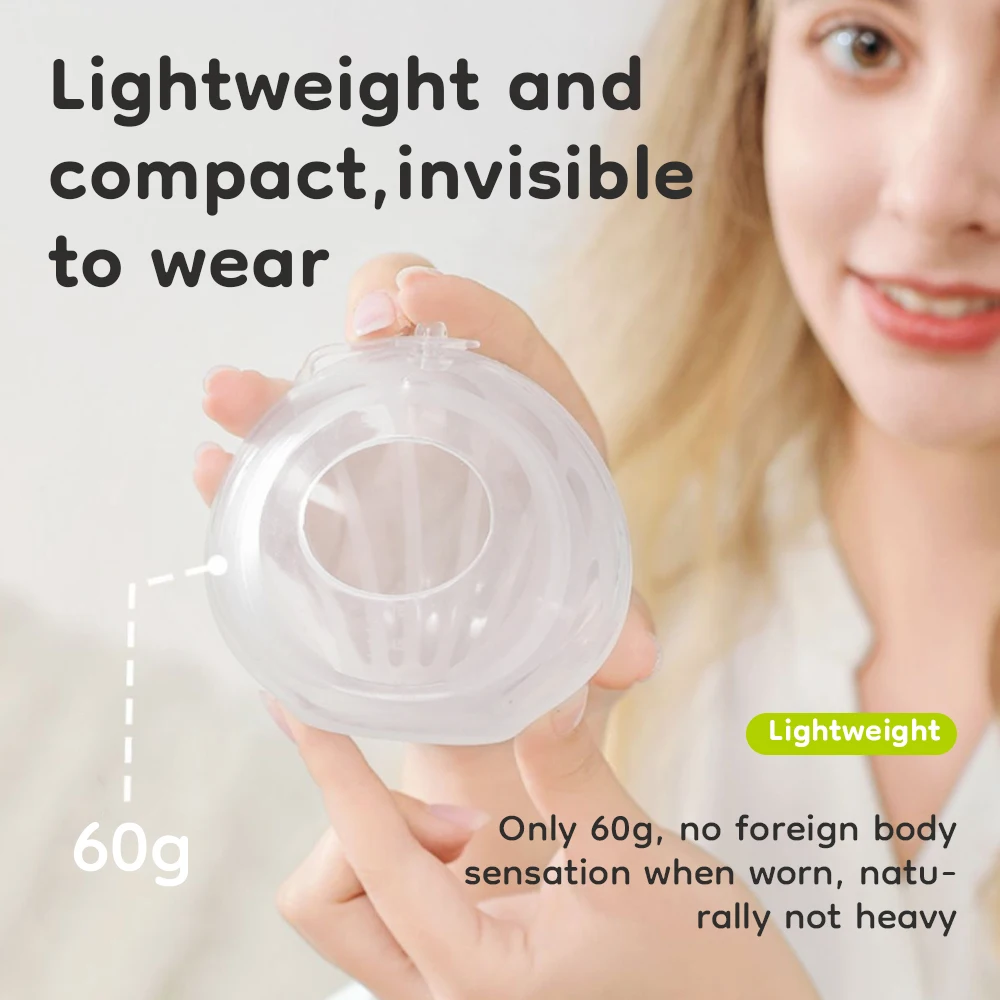 Dr.isla Wearable Breast Milk Collector Shell Silicone Breastfeeding Leakage Prevention Washable Anti-Overflow With Storage Box 6