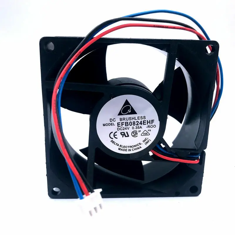 

New Delta EFB0824EHF-R00 8032 24V 0.35A inverter cooling fan 80*80 *32mm