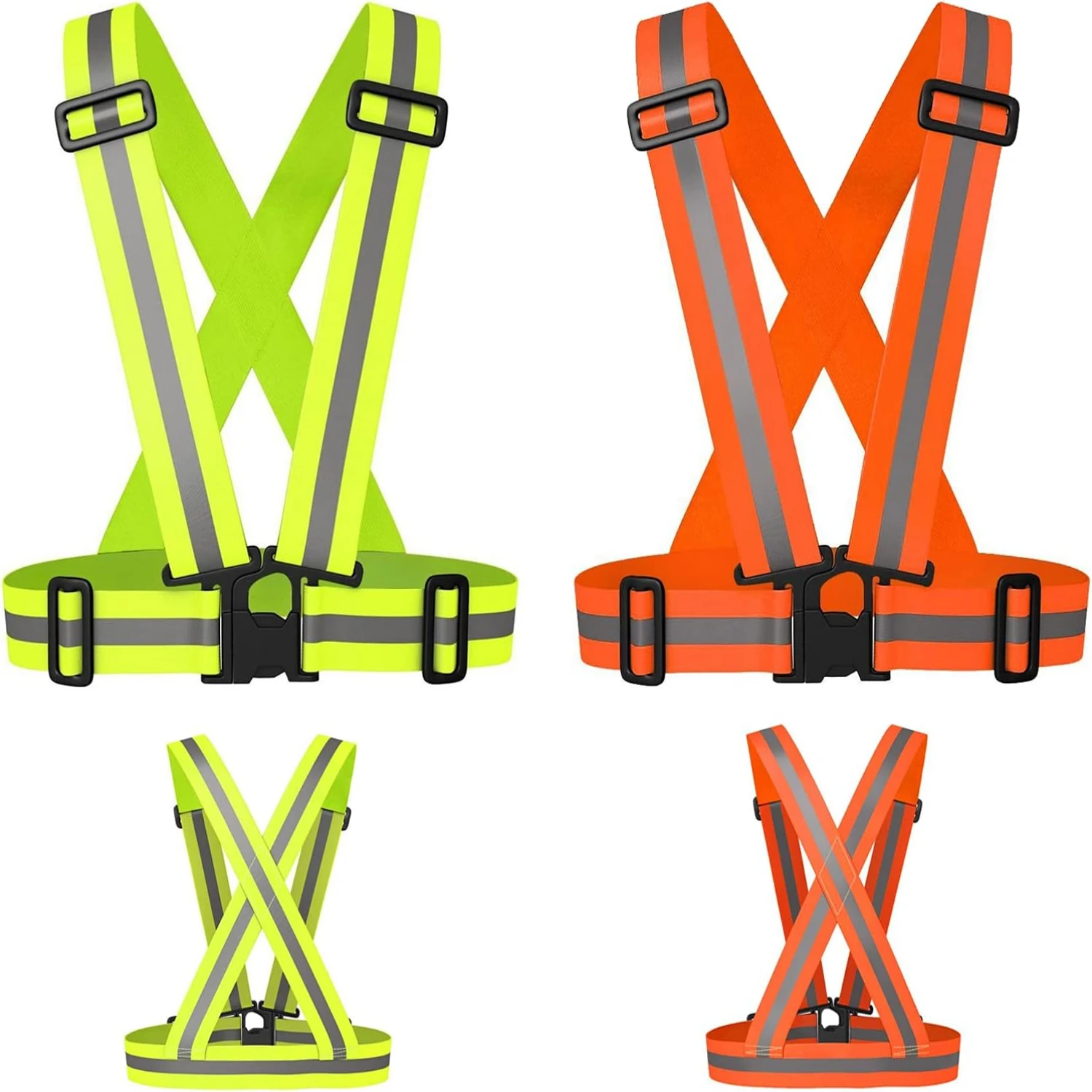 hiking. Don't compromise on safety or style-stay confident and seen with this luminous and modern reflective running vest.