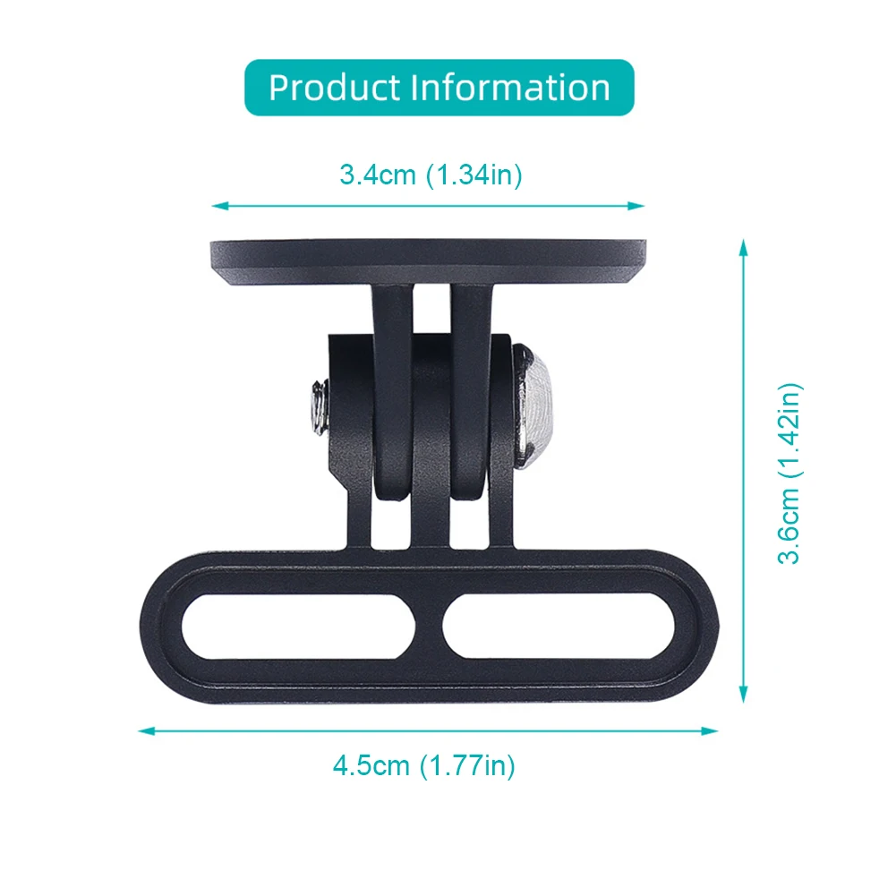 Bike Computer Mount Adjustable Angle Bike Stopwatch Mount Holder Lightweight Bicycle Handlebar Code Rack for Garmin Bryton Wahoo