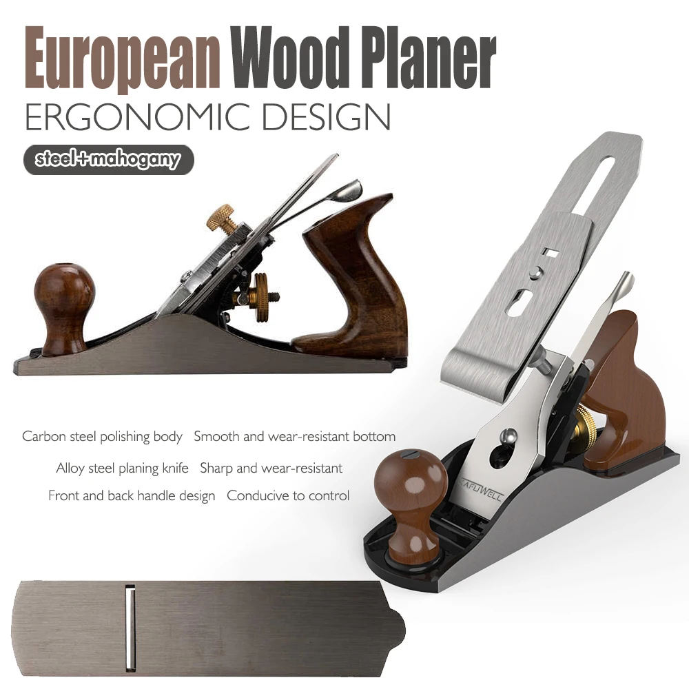 European Wood Planer Alloy Steel Blade Carpentry Woodcraft Trimming Knife Treat Burrs Woodworking Flat Plane Hand Tool woodworking hand tools,wood trimming tool