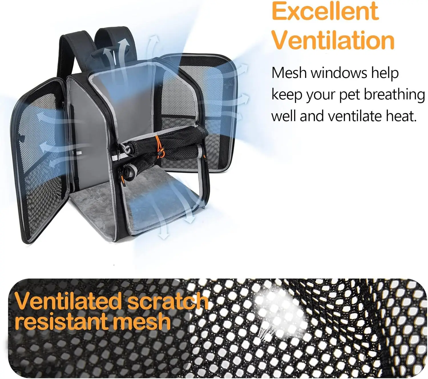 Cat Dog Backpack Carrier Foldable Pet Bag 2 Portable Breathable Carriers Conveyors and Travel Transport Products Accessories
