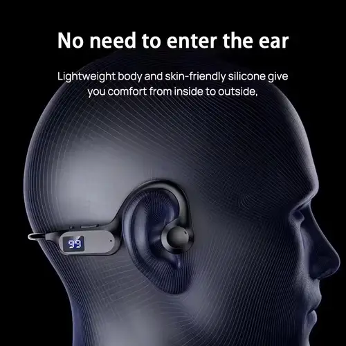 Wireless Earphone Bone Conduction Sport Swimming Bluetooth Compatible Headphone Hand-free With Mic For Running X7 Earbuds - Image 3