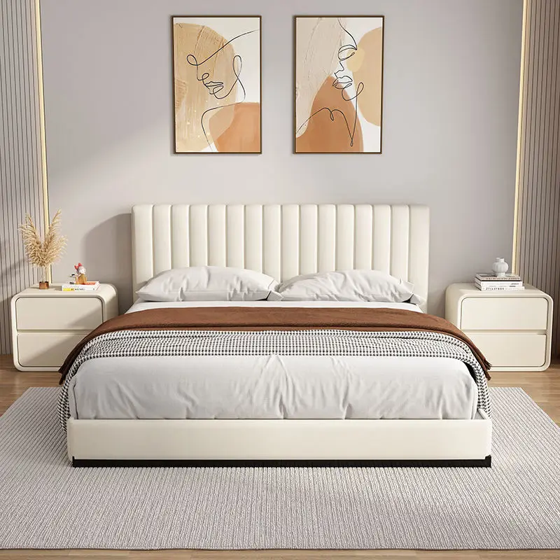 Minimalist Bedside Table Simple 3-layers Bedroom Household Home Bedroom Bedside Cabinet Solid Wood Cabinets Organizer