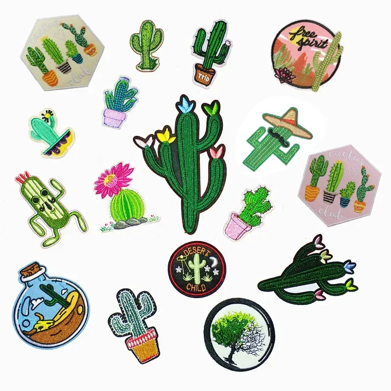 Мексиканский карнавал, Нашивка С КАКТУСОМ для одежды, вышивка утюгом, вышивка, аппликация, нашивка, искусственная одежда, «сделай сам», аксессуары для одежды