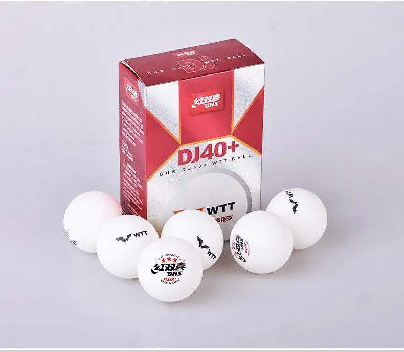 Description Picture 4 of itemDHS DJ40+ 3 Stars Ping Pong Ball ITTF Standard 40+ Professional Table Tennis Balls ABS New Material for 2020 WTT Competition