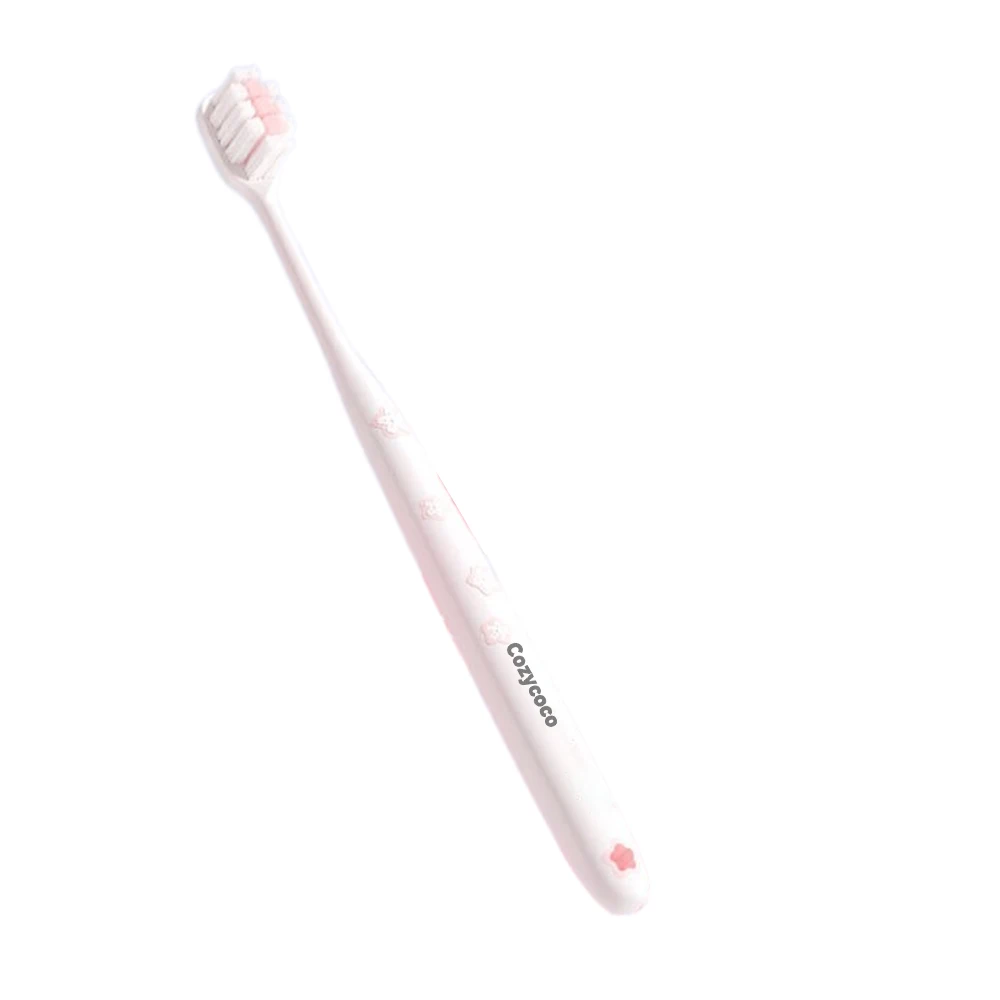 Cozycoco Manual toothbrushes, Adult Soft Toothbrush With Tapered Bristles,Ergonomic Handle, 3 Pack