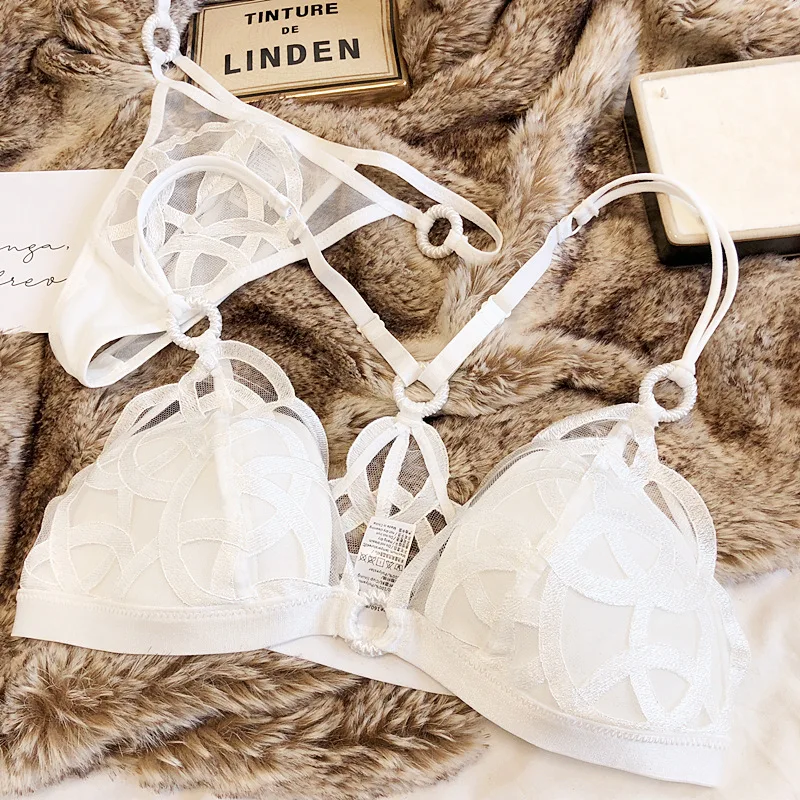 White Thong Set