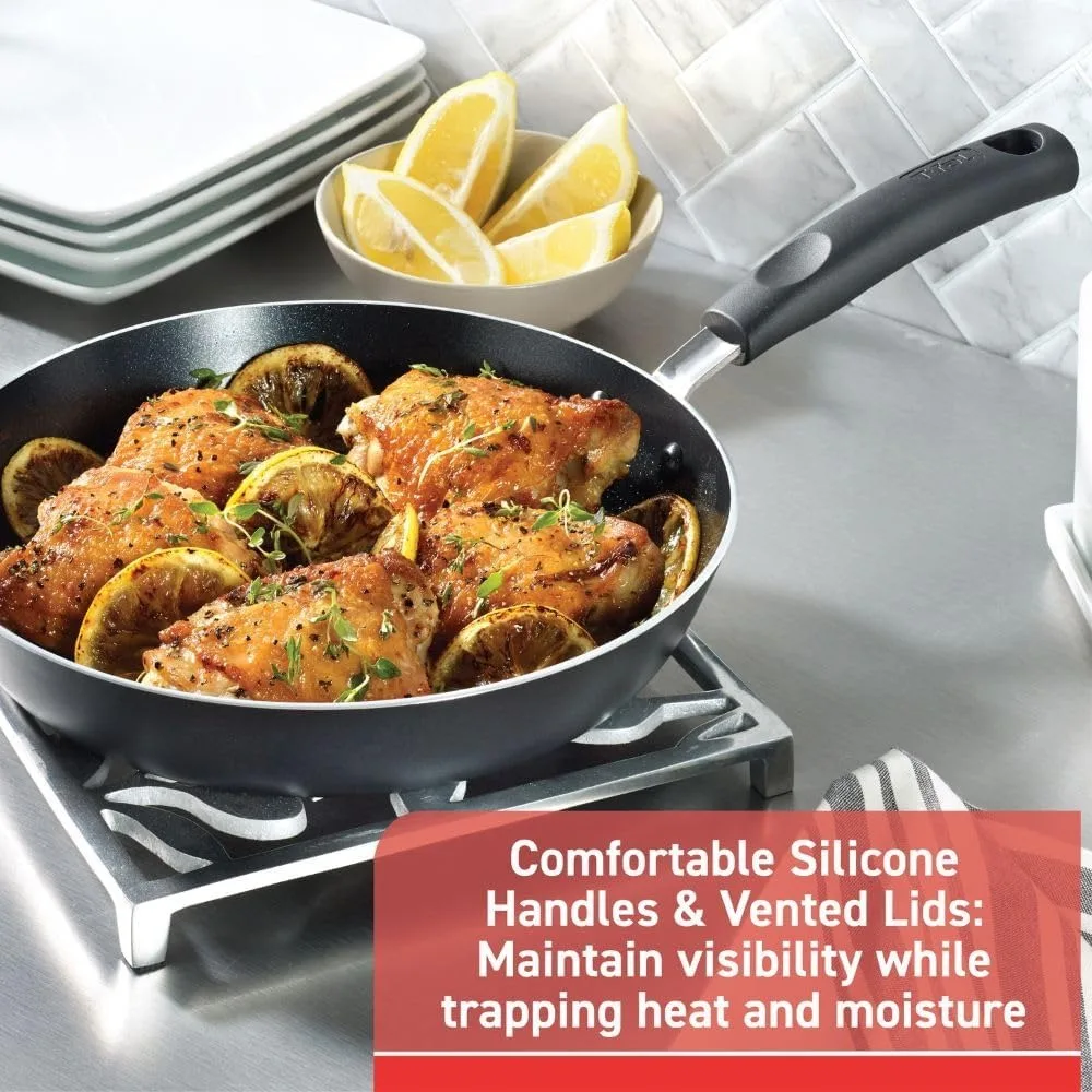 T-Fal 12 Piece Signature Titanium Cookware Set