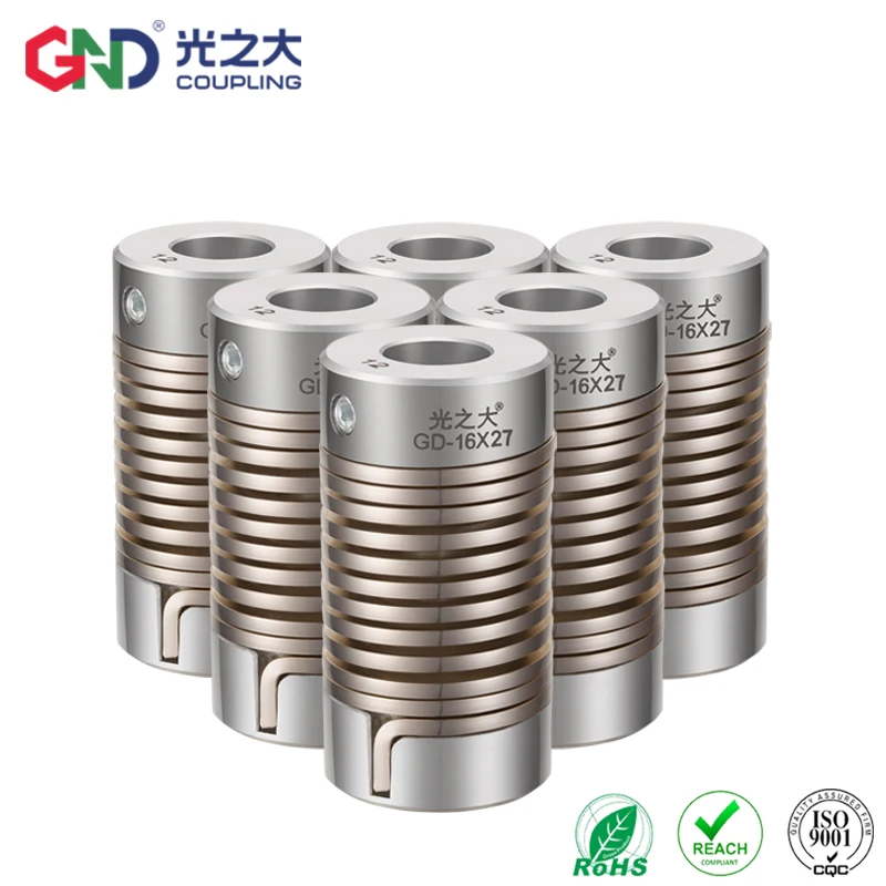 3D Print Coupling Applicable to Micro-motor Flexible Shaft Coupling Zinc Alloy Encoder D16 L27 Spring Clamp, CNC Not Jaw flexible coupling,shaft coupler,shaft connector,rigid shaft coupler