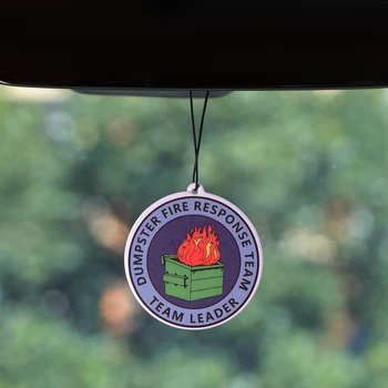 Deodoranti per auto Fire Compresse per aromaterapia per auto Specchietto retrovisore Decorazioni pendenti Accessori per auto Pendenti interni 1