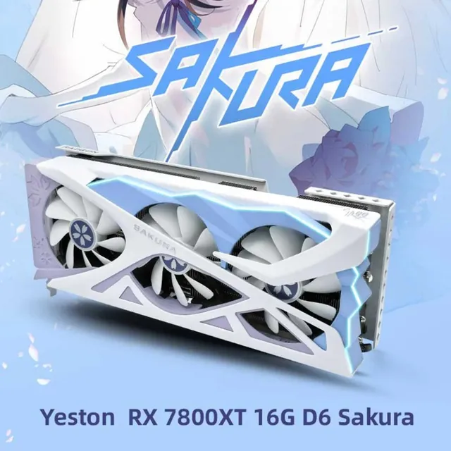 YESTON NVIDIA RX7800XT 16 グラム GDDR6 256 ビット SA ゲーム YESTON NVIDIA RX7800XT 16 グラム GDDR6 256 ビット SA ゲーム