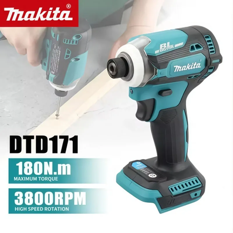 마키타 18V 콤보 키트: DTD171 임팩트 드라이버 & DGA404 125mm 앵글 그라인더, DIY 및 건축용 전동 공구