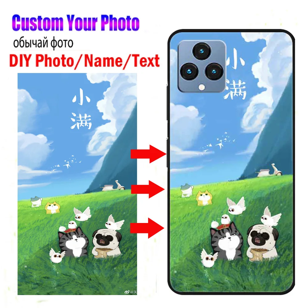 Personalized Custom Photo Phone Case Cover - DIY Image & Name Design