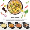 12-Inch Non-Stick Crepe Tortilla Quiche Maker Electric Stainless Steel Automatic Crepe Maker 220V/2000W With Temperature Control 6