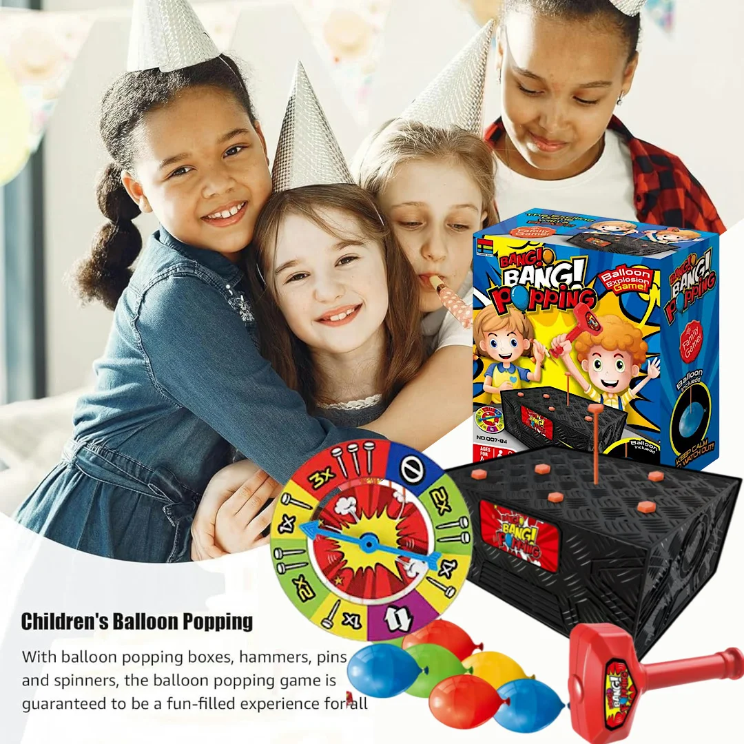 Jeu Whack A Balloon – Jeu D’Éclatement De Ballons Hilarant, Idéal Pour Anniversaires, Fêtes De Famille Et Soirées Entre Amis