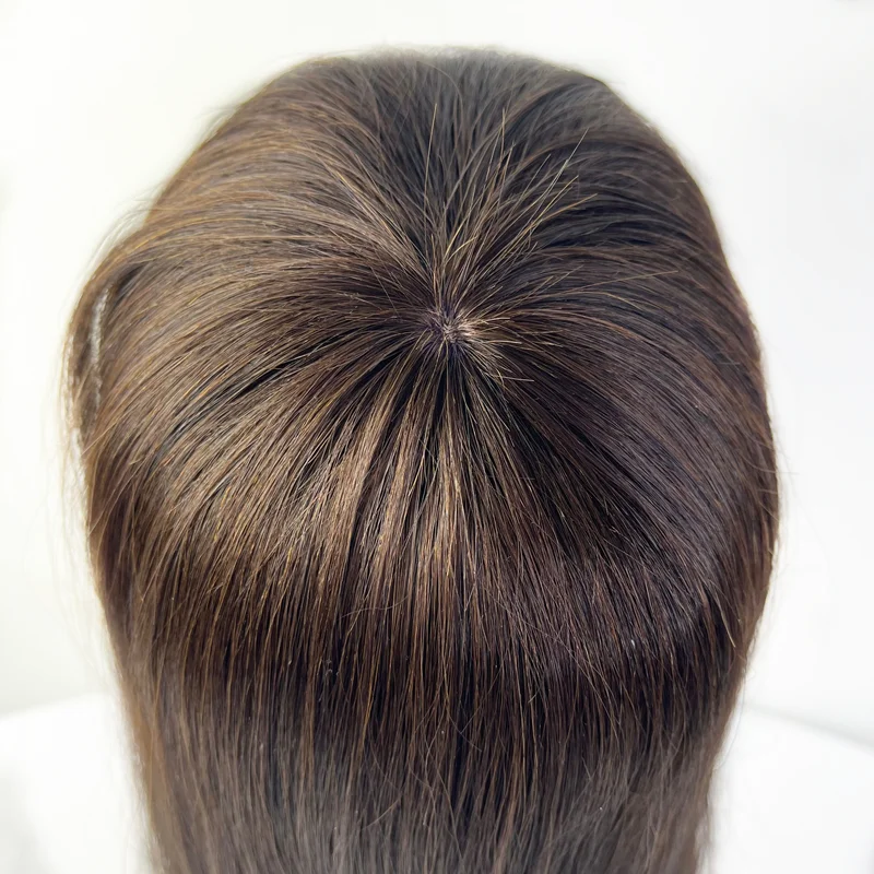 Human Hair Toppers For Women Brazilian Hair Piece 3 Clips In Extensions For Thinning Non-Remy human hair toppers