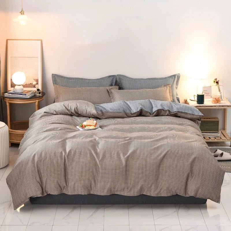 

2/3pcs Duvet Cover Bedding Set,For Queen Size Double Bed Comforter Quilt Cover Arranged Microfiber Bedding Linen Sheets Sets
