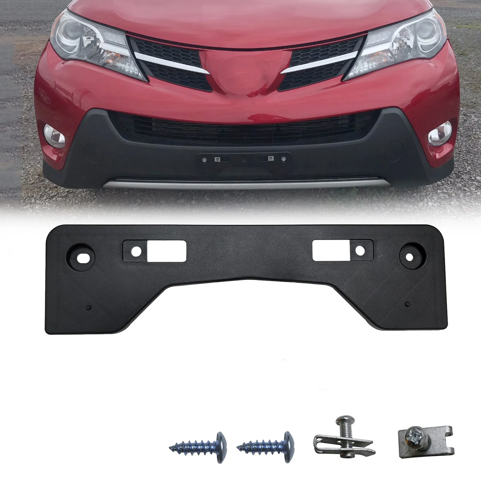 2013-2015년형 토요타 RAV4 전면 번호판 프레임 홀더 장착 브래킷