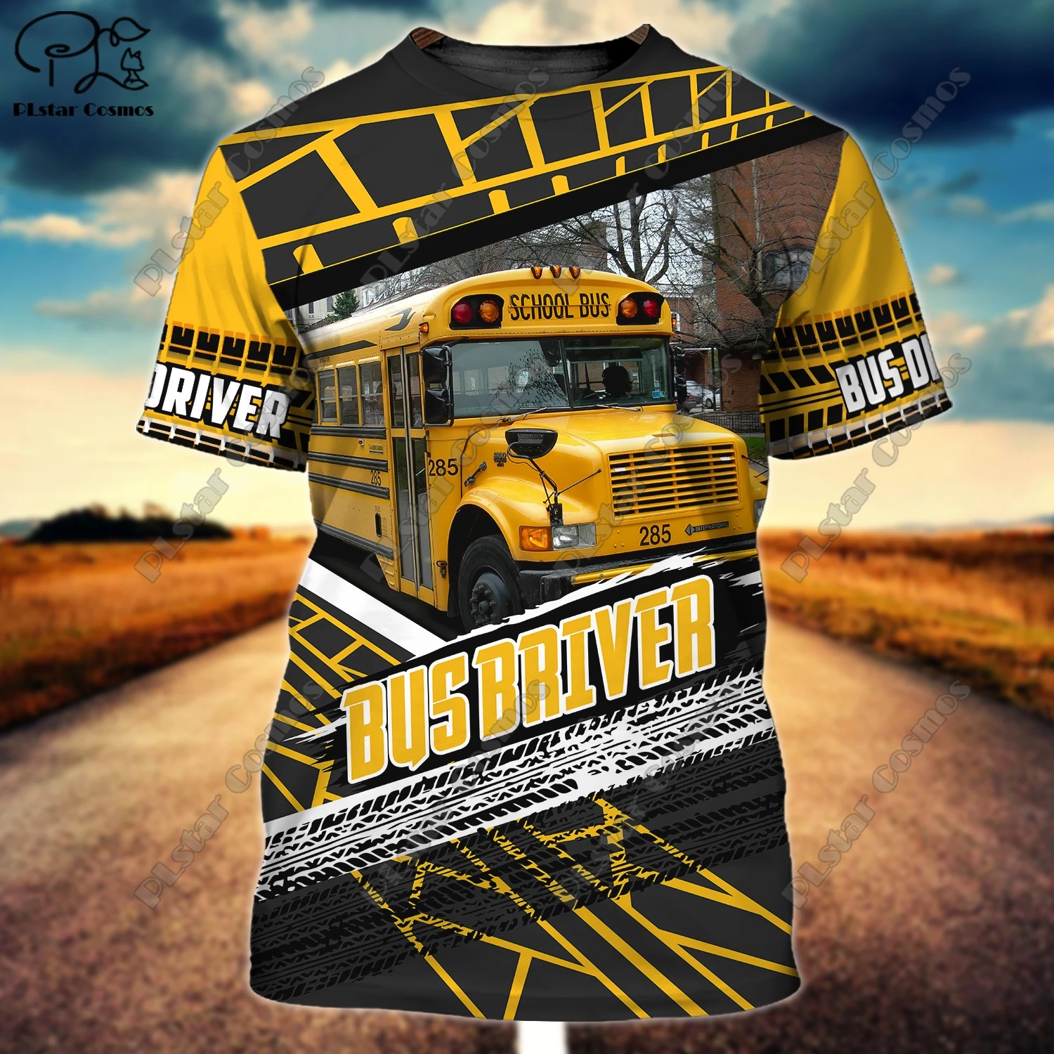 3D printing new car series truck school bus tractor art unisex clothing fun casual hoodie/sweatshirt/zipper/jacket/T-shirt Q-4