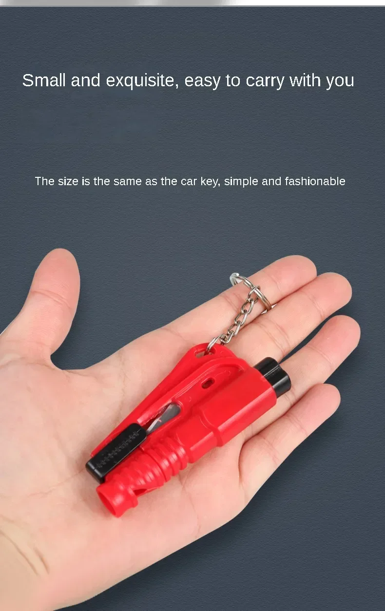 Safety Hammer with Rescue Whistle, Car Escape Tool