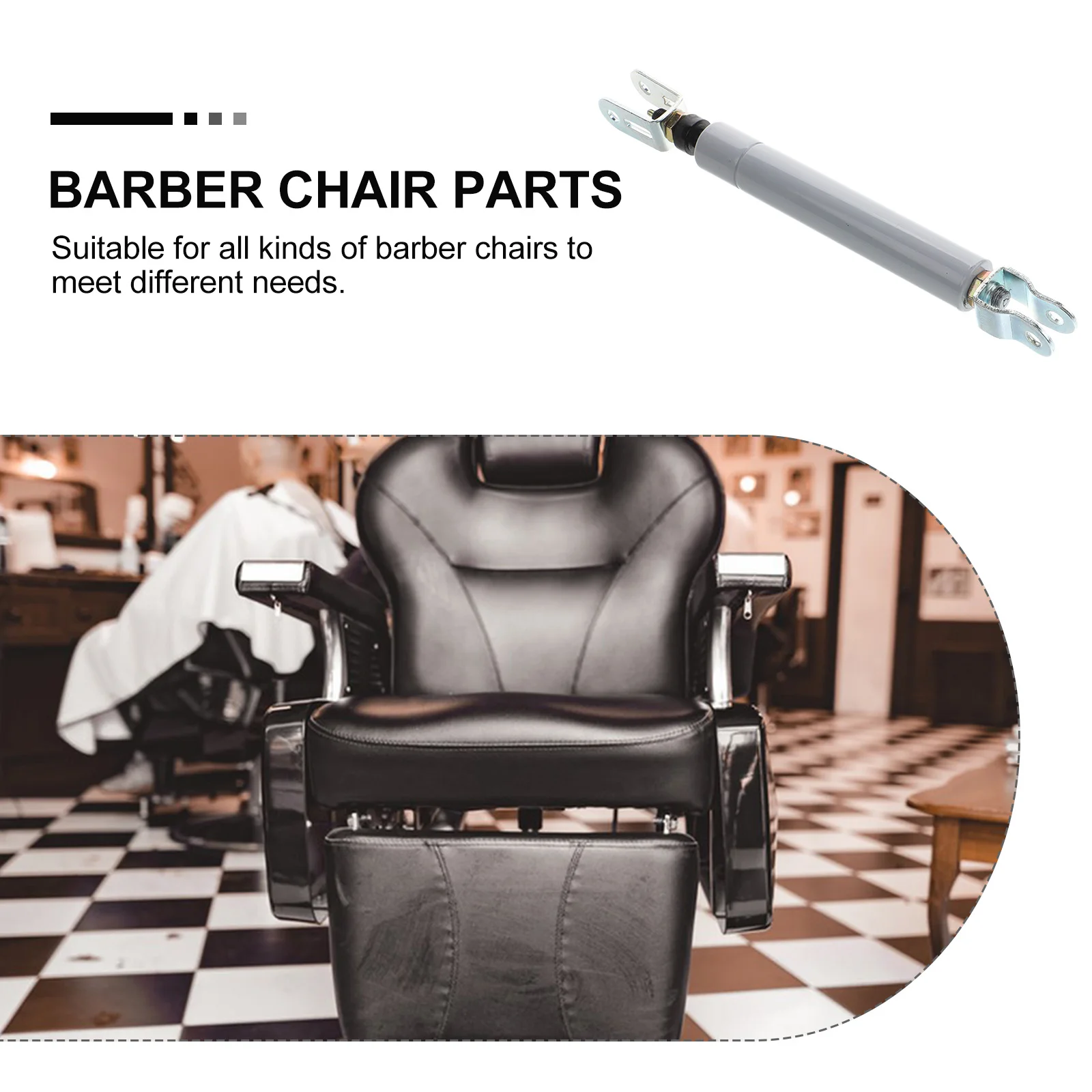 Barber Chair Hairdressing Accessories Pump Door Closers Rod Cable Pneumatic Storm Light Grey Srreen 6