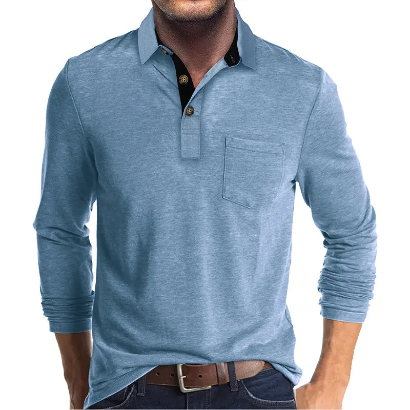 Men's Slim Fit Long Sleeve Work Shirt