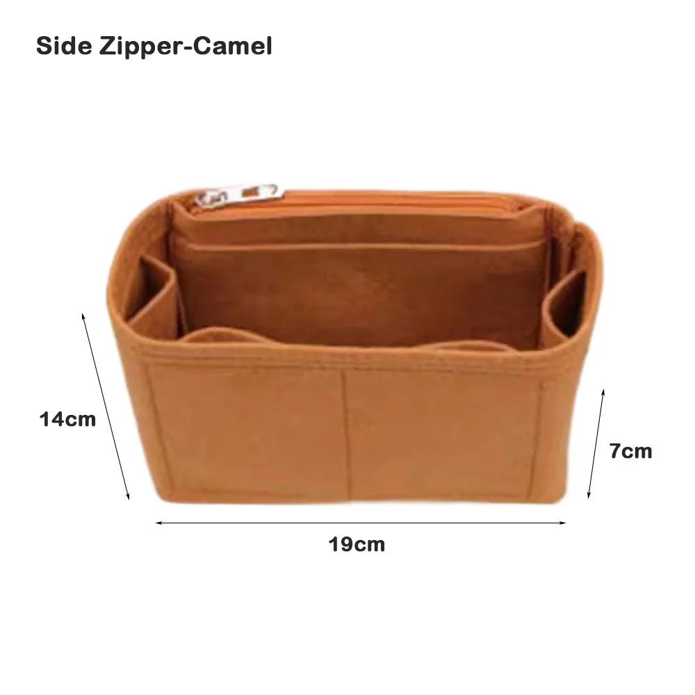 Vibrant Felt Insert Liner Makeup Organizer Pouch
