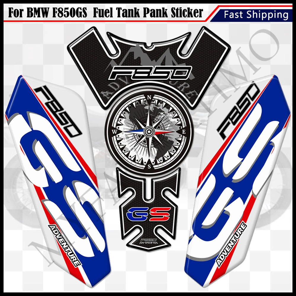 

For BMW F850GS F 850 GS GSA Stickers Tank Pad Logo Protector Decal Sticker Gas Knee Luggage Aluminum Trunk Cases Adventure 2019