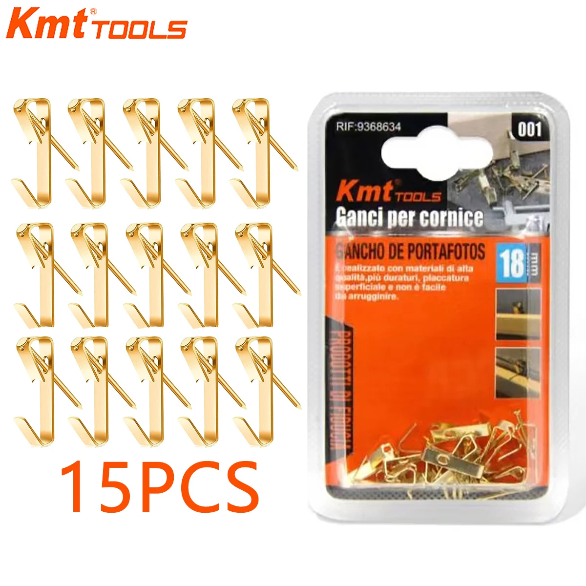 KMT Picture Hanging Hooks Pack Heavy Duty Golden Picture Hooks Hanging Hardware for Wall Photos Frames Mirrors hanging hooks picture frame hangers wall hooks