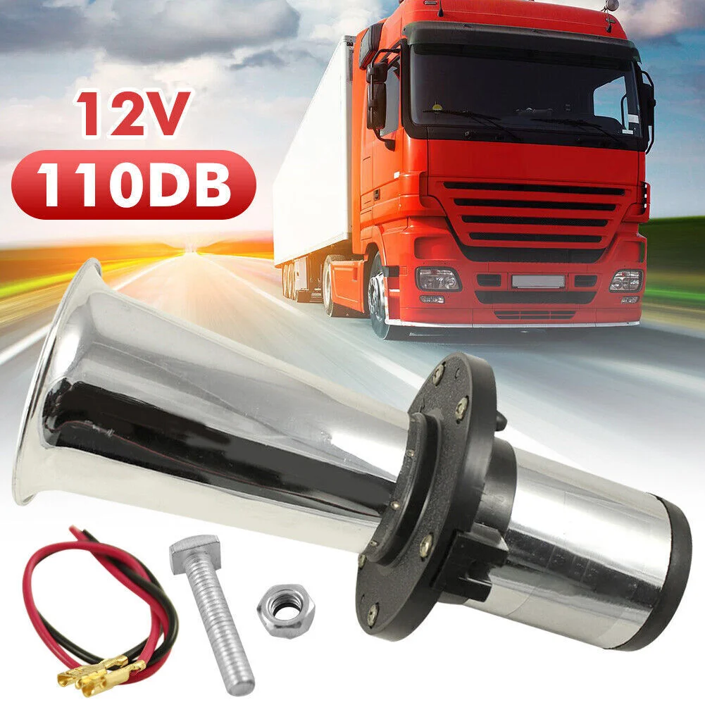 12V 110Db Air Horn Retro Steam Car Gas Tweeter Per Auto Truck Train Suv Boat Accessori Per La Modifica Della Riparazione Del Motociclo 490Hz