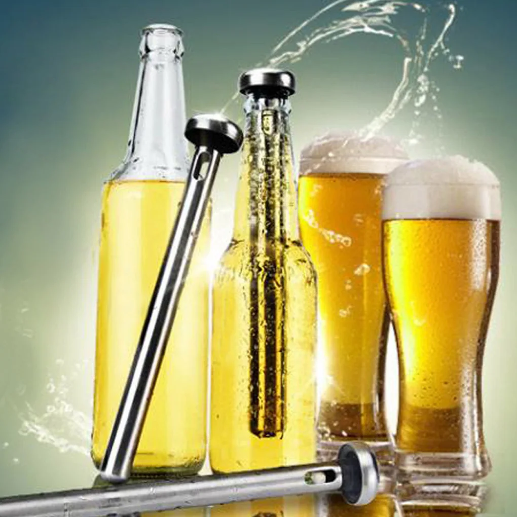 Stainless Steel Beer Chiller Stick Beer Chiller Stick Portable Beverage Cooling Ice Cooler Kitchen Tools Party Supplies 1PC 1078448 beer cooler