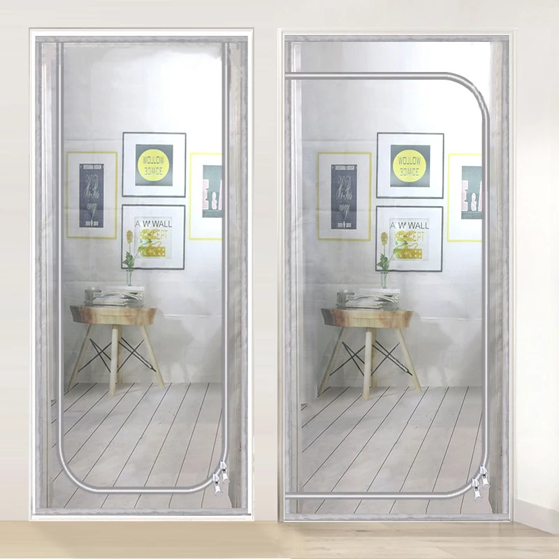 Cat Screen Door, Heavy Duty Pets Proof Screen Door With Double Zipper - View #2