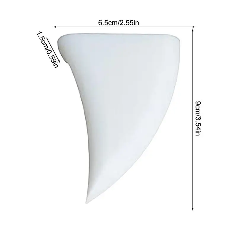 Halloween Car Decor 3D Vampire Fangs Car Teeth White Devil Horns Bumper Decor Waterproof Halloween Car Fangs for Truck or SUV