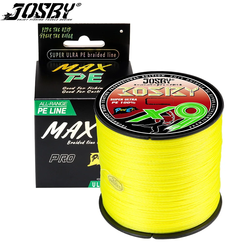 Filo Da Pesca Intrecciato Josby 9/8 Fili 300M 500M 100M Multifilamento Pe Wire 10Lb-100Lb Forte Cavo Giapponese Per Accessori Per Carpe