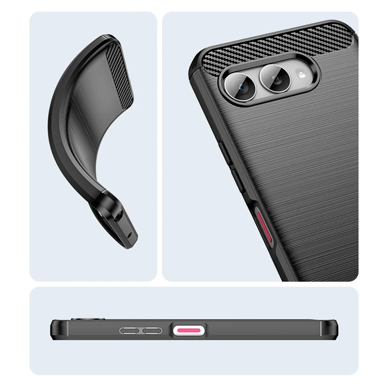 For T-Mobile T Phone 3 Case T-Mobile T Phone 3 3 Pro Cover Shockproof Silicone Brushed TPU Protective Cover T-Mobile T Phone 3 4