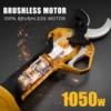 40MM Pruner Lithium-ion Pruning Shear Efficient scissors Bonsai Electric Tree Branches garden tools electric PRU40 4