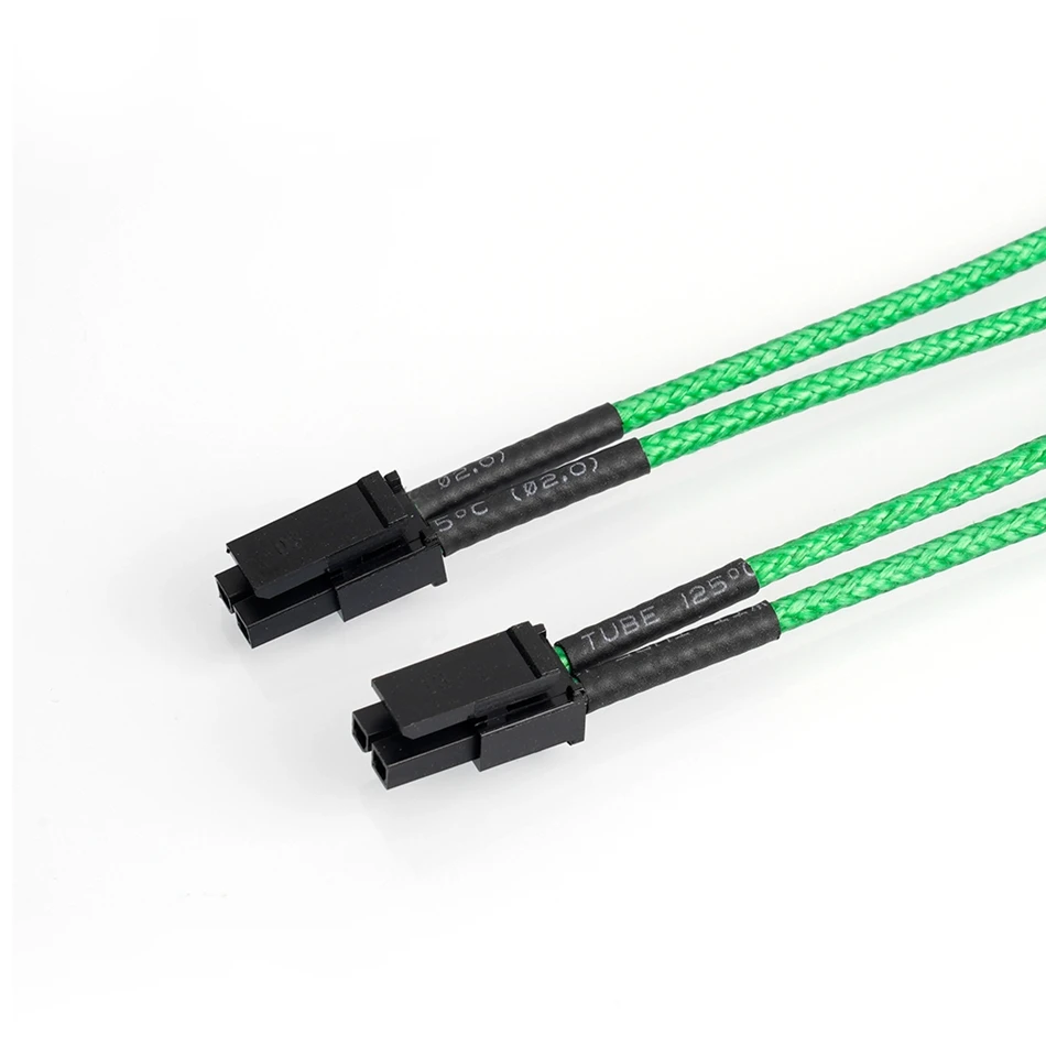 Cartucho Aquecedor de Impressora 3d Tubo de Aquecimento para Voron 0.1 1.8 2.4 Series com Cabo Verde 15cm Peças 24v 65 50w x6 mm x 15 mm - Imagem 4