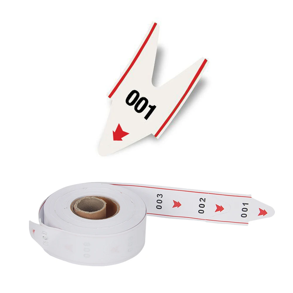 Ticket Paper Label with 2000PCS Turn O Matic for K-T D80 Ticket Dispenser Take A Number for Queue Management System Restaurant