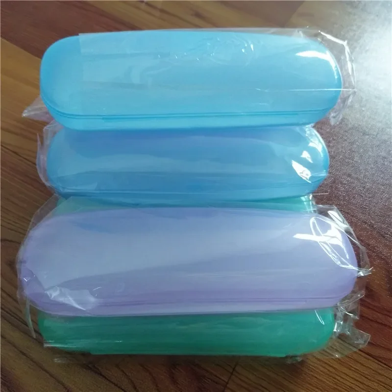 Custodia protettiva portatile in plastica trasparente da 2 pezzi