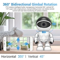 Robot Camera Wifi 5MP Indoor Home Security Camera