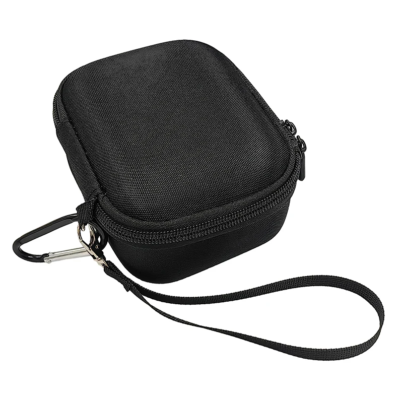 Hard Carrying Case Anti-scratch Travel Protective Case with Hand Rope & Carabiner Hardshell Case for JBL Go 4 Portable Speaker