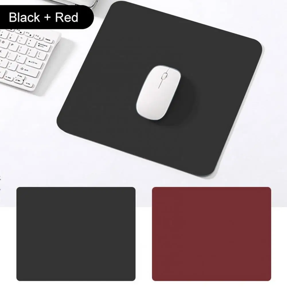 

Office Mouse Mat No Odor Thickened Wear-resistant Two-tone Colorful Computer Mouse Pad PC Accessories