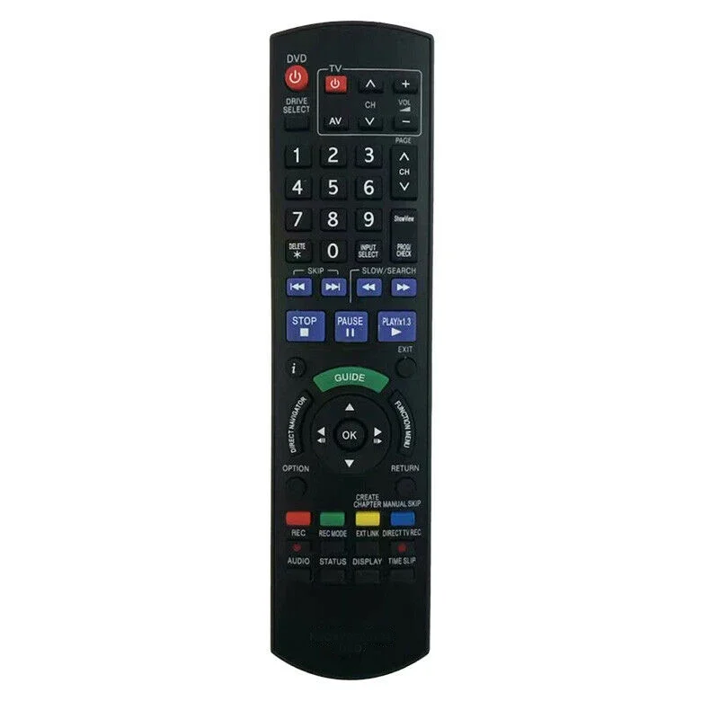 

Сменный пульт дистанционного управления для DVD-плеера Panasonic N2QAYB000125 DMREH57 DMREH58 DMREH67 DMREH68 DMREH770 DMRPWT500GL
