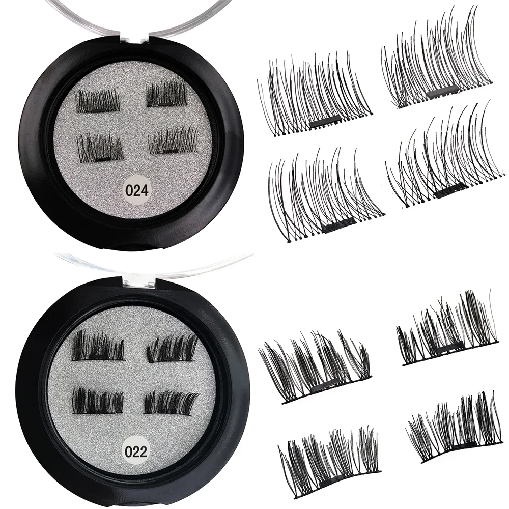 1 Pairs Reusable Magnetic Fake Eyelashes
