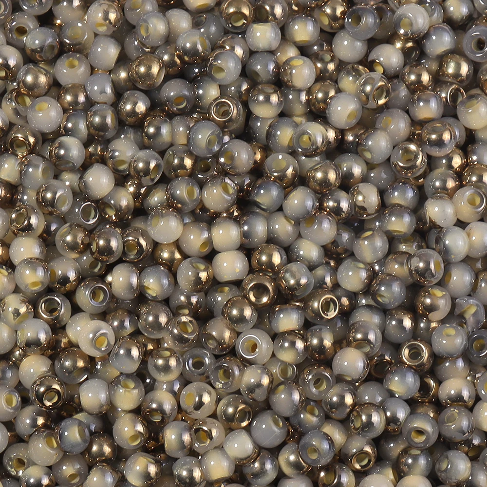 400 Stück/Lot 4mm bunte Glas-Saatperlen, lose runde Reisperlen für DIY-Bastelarbeiten, Armbänder, Halsketten, Schmuckherstellung, Großhandel – Detail 20