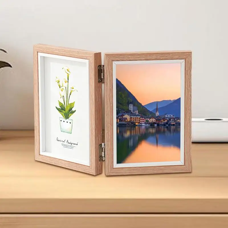 Rustic Triple Photo Frame for Family Memories